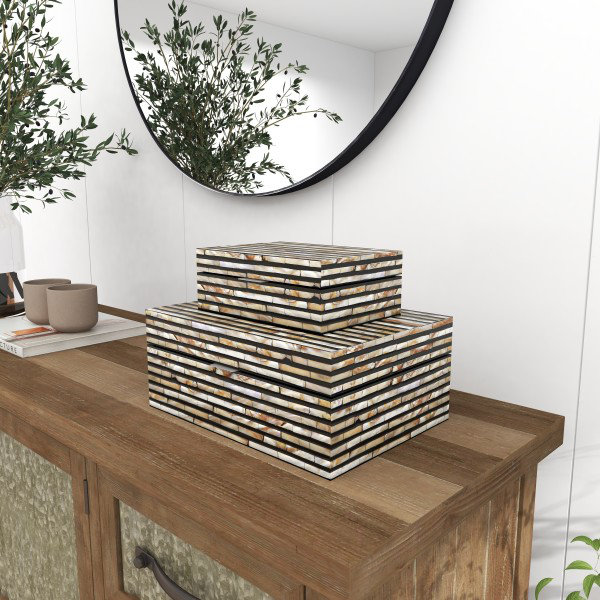 2 - Piece Handmade Decorative Box & Reviews | Joss & Main 2 - Piece Handmade Decorative Box & Reviews | Joss & Main